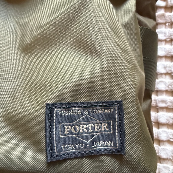 Porter-Yoshida & Co Khaki Cargo Nylon Crossbody Bag - Excellent - Picture 2 of 15